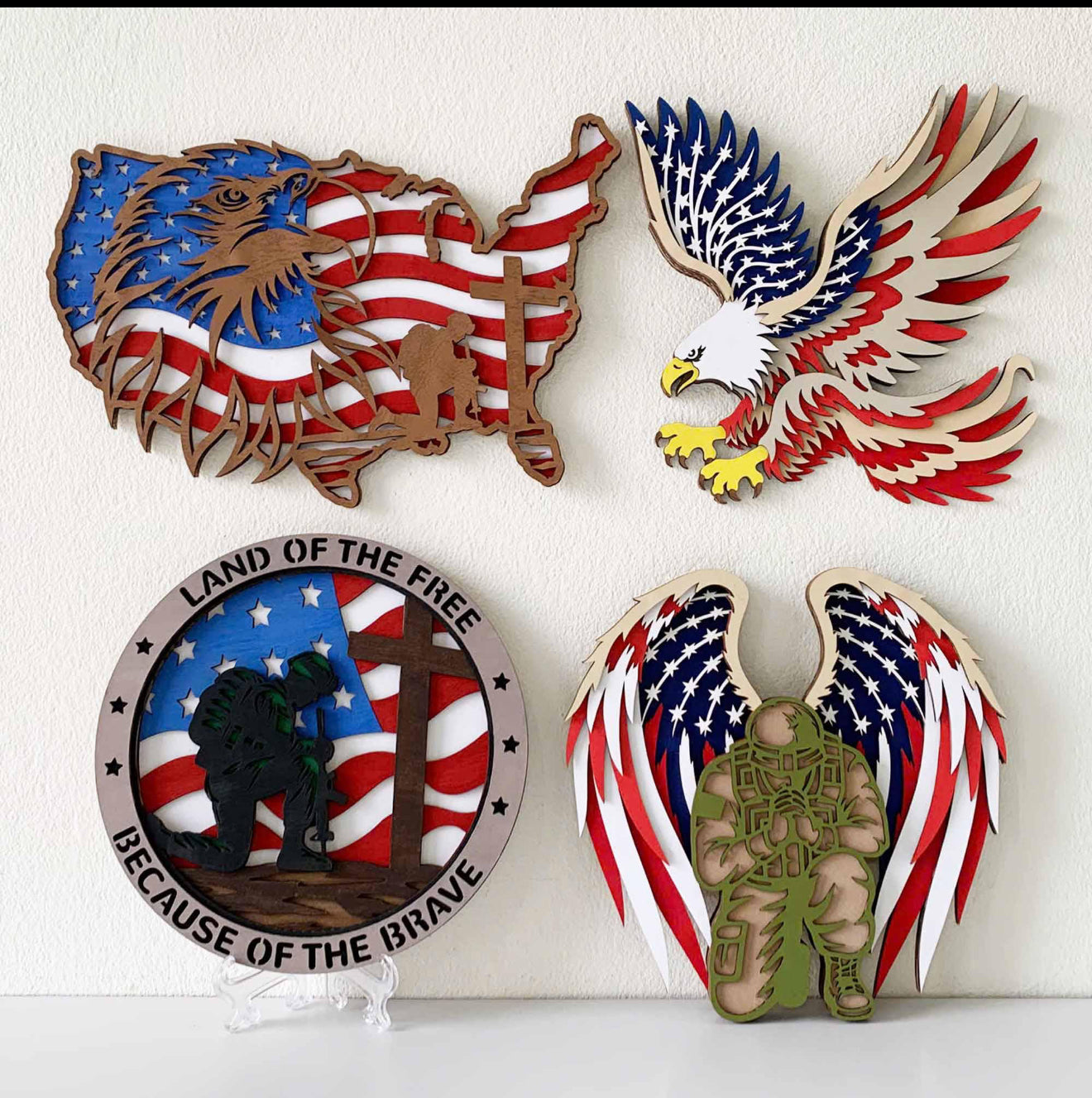 Patriotic 3D Wall art
