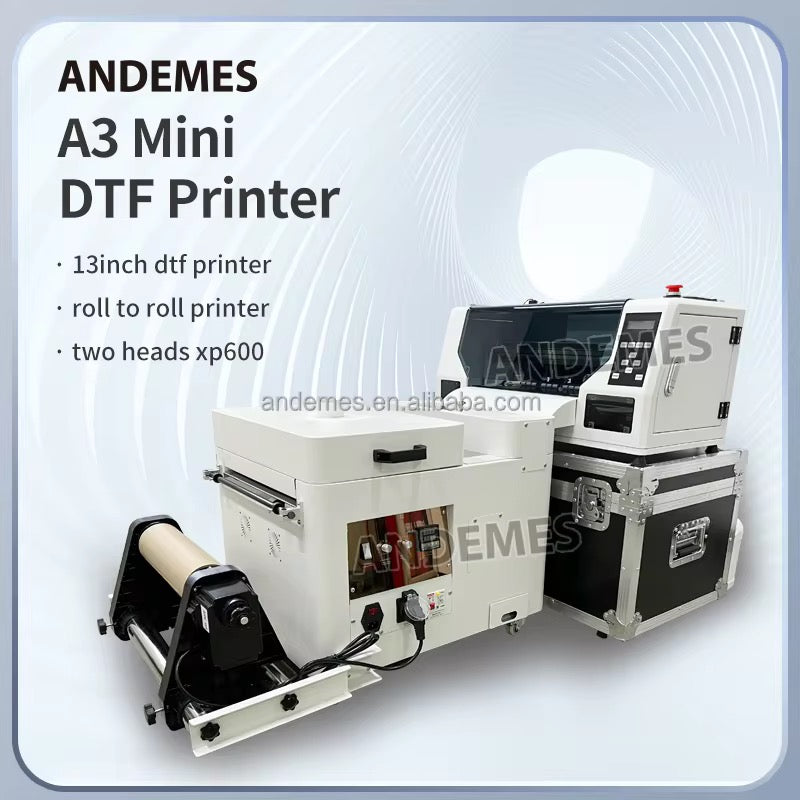 A3 mini 13inch dtf printer
dual xp600 head DTF Printer base