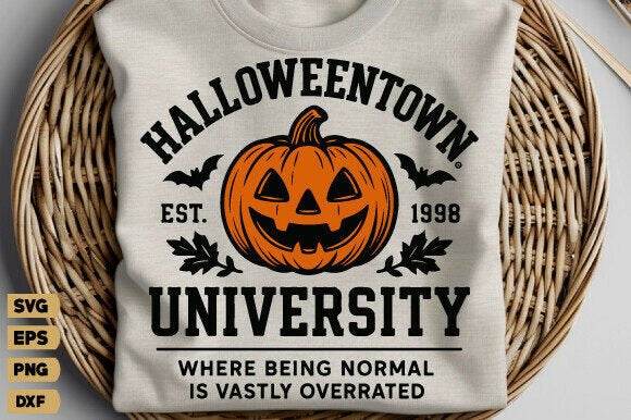 Halloween Town University T-Shirts - Chimp’s Custom Graphics 
