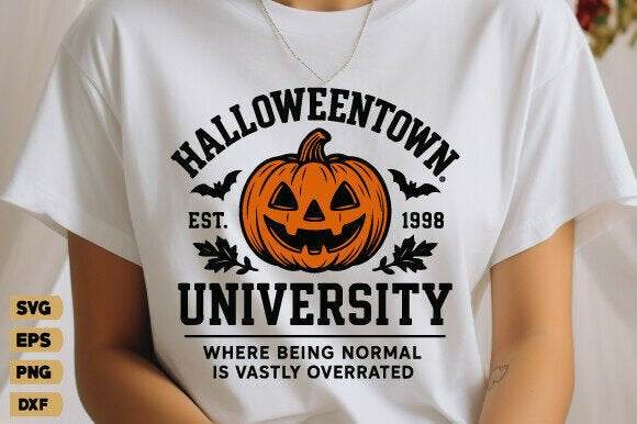 Halloween Town University T-Shirts - Chimp’s Custom Graphics 