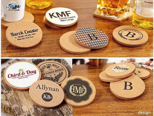 Custom Cork Coaster - Chimp’s Custom Graphics 