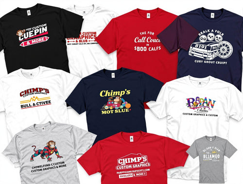 Custom T-Shirts - Chimp’s Custom Graphics 